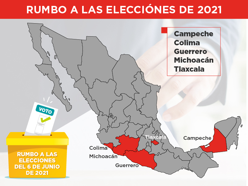elecciones intermedias del 6 de junio de 2021 en México