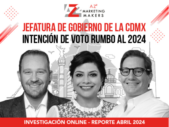 Jefatura de Gobierno de la CDMX - Intención de voto 2024