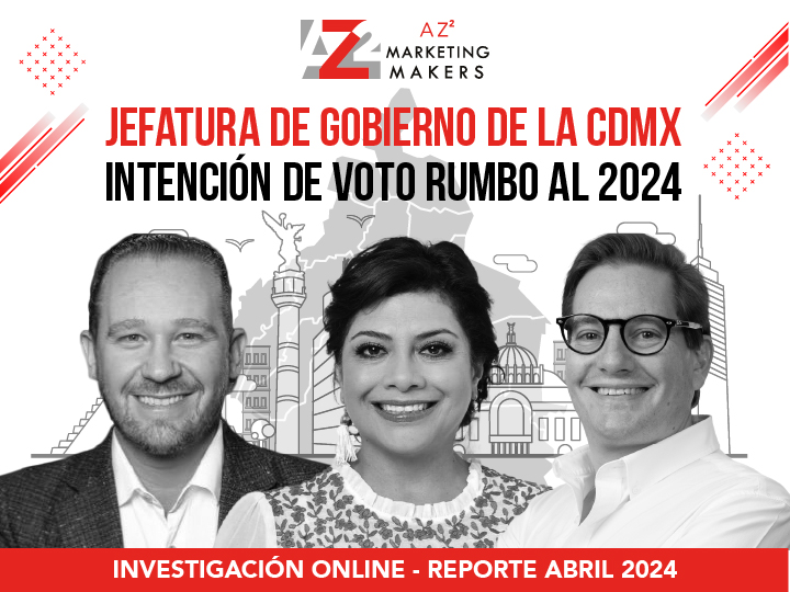 Jefatura de Gobierno de la CDMX - Intención de voto 2024