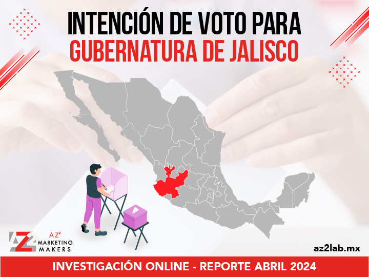 Tendencias de la Intención de Voto para la Gobernatura de Jalisco: Análisis de Encuesta Abril 2024